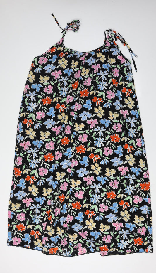 ASOS Women's Multicoloured Floral Slip Dress