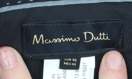 Additional view of Massimo Dutti Men's Black Dress Pants, size 40