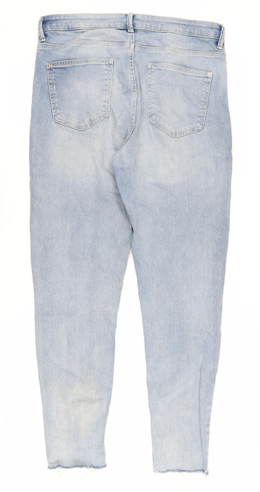 Marks and Spencer Women's Light Blue Skinny Jeans