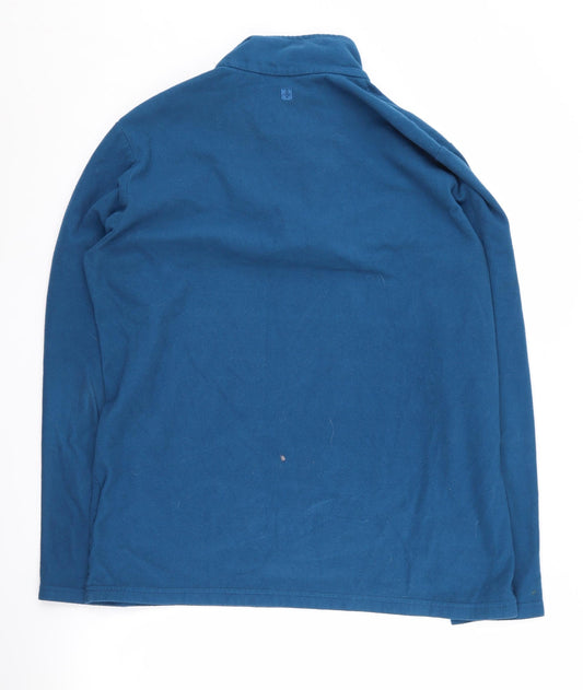 Mountain Warehouse Men's Blue Fleece Sweatshirt M