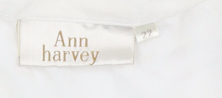 Ann Harvey Women’s Plus Size White Button-Up Shirt