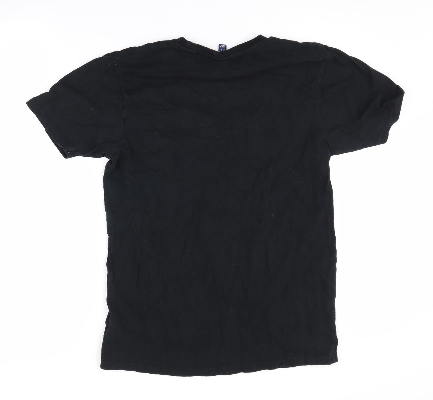 Ellesse Men's Black T-Shirt Size S Cotton Crew Neck