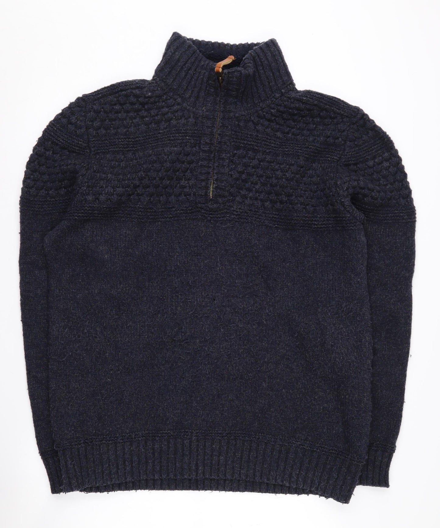 Fat Face Men's Blue 2XL Pullover Knit Sweatshirt