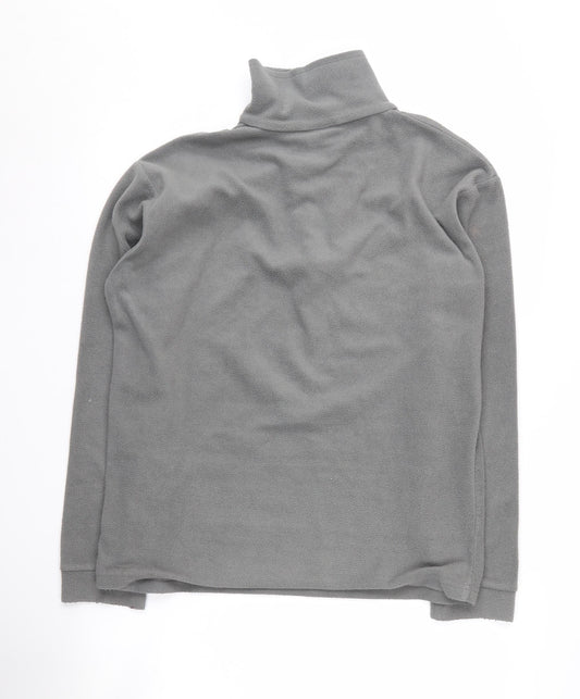 Trespass Men's Grey 1/4 Zip Fleece Sweatshirt S