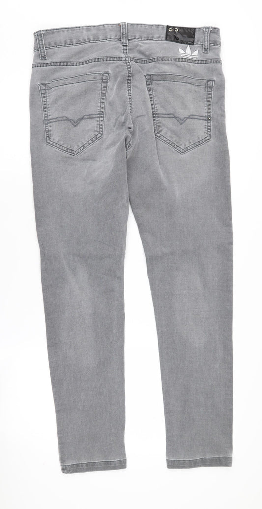 Diesel Men's Grey Denim Jeans Size 34