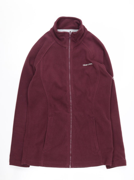 Craghoppers Women's Purple Fleece Jacket Size 8