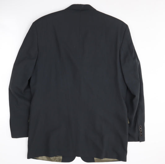 Pierre Cardin Men's Grey Blazer 40R Wool Jacket