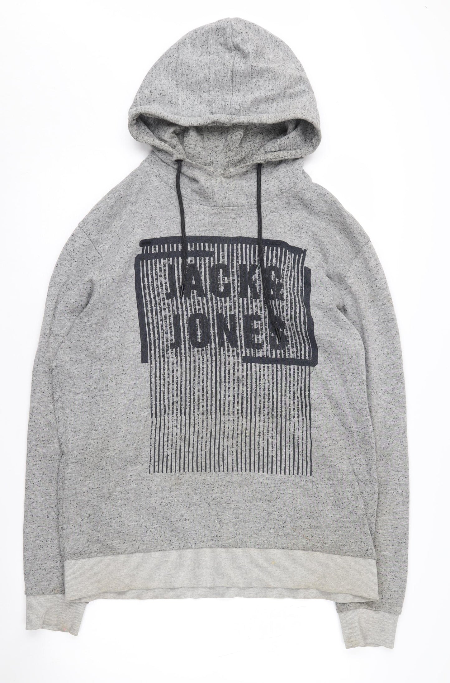 Jack & Jones Men's Grey Pullover Hoodie, Size L