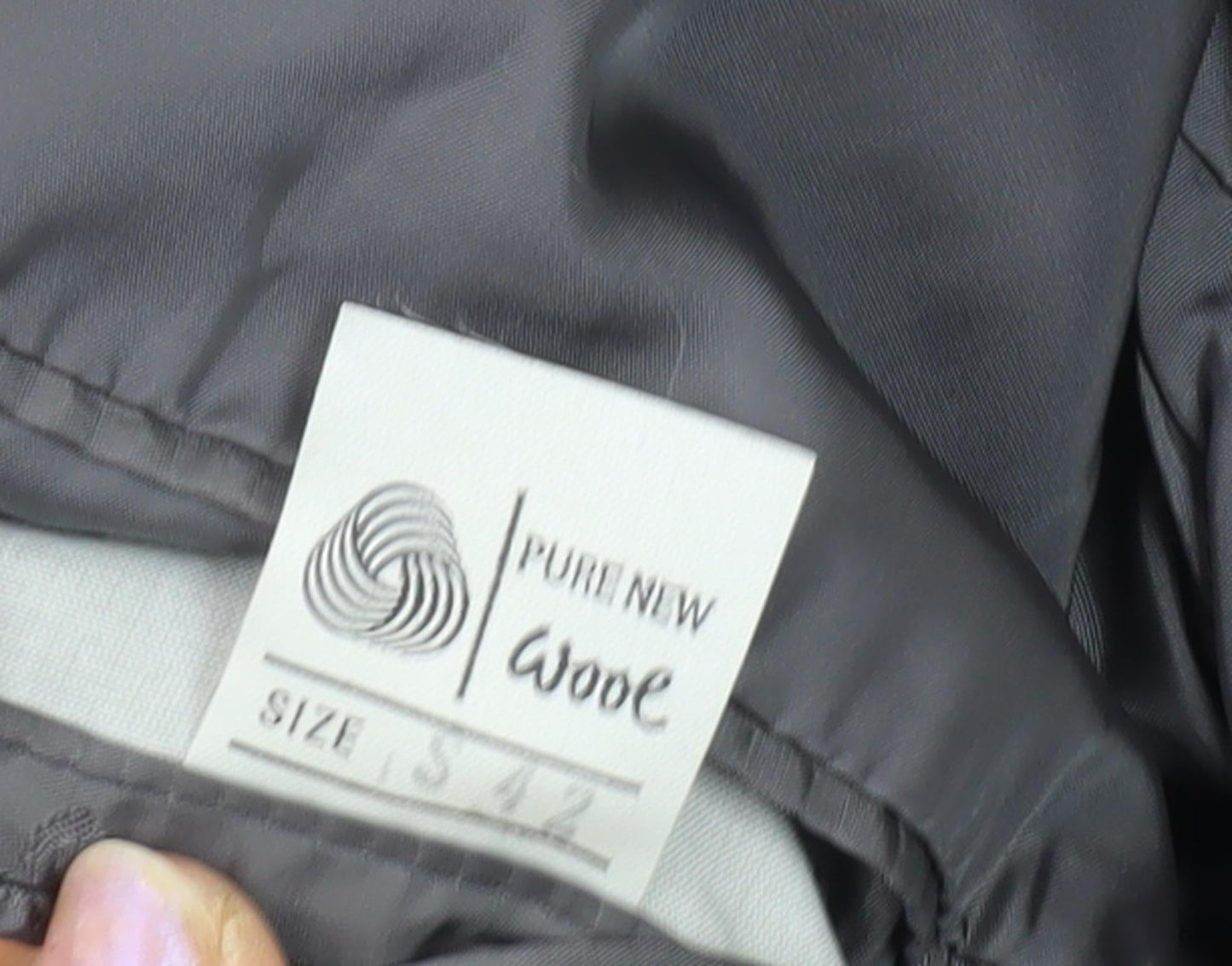 DAKS Men's Grey Plaid Blazer 42S Wool Jacket