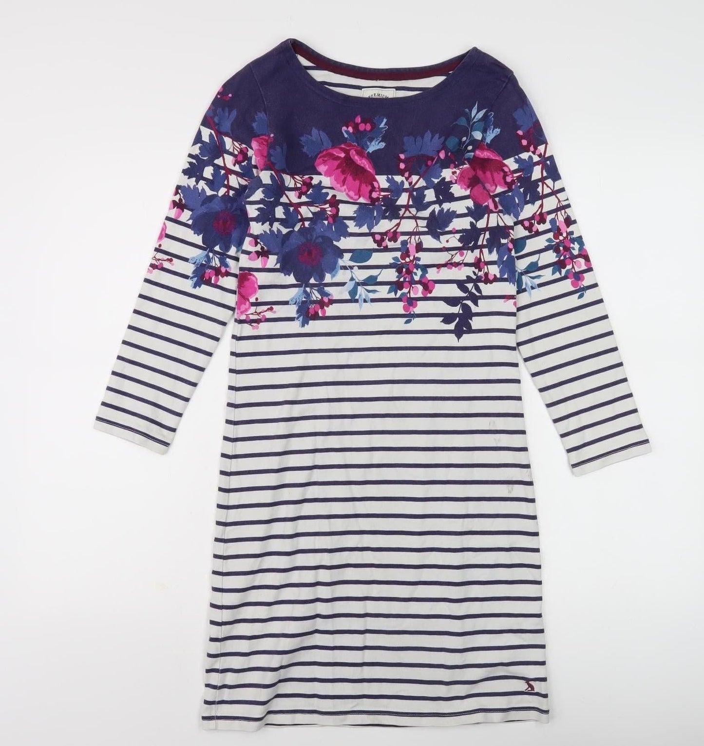 Joules Women’s Multicoloured Striped Floral Dress