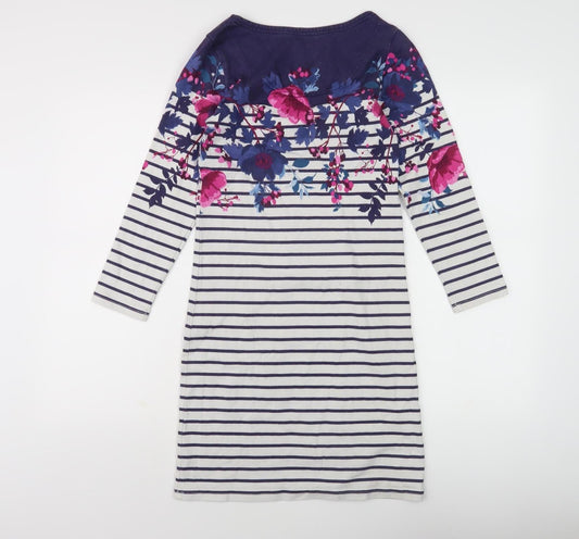Joules Women’s Multicoloured Striped Floral Dress