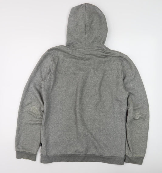 Puma Boys Grey Logo Pullover Hoodie Size 16