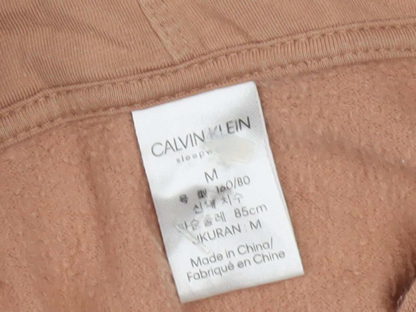 Calvin Klein Women's Brown Full Zip Hoodie M