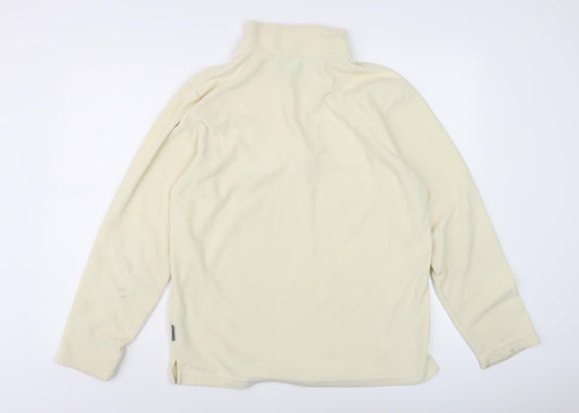 Trespass Ivory Fleece Zip Sweatshirt S Unisex