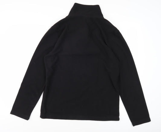 Gelert Unisex Black XL Half Zip Sweatshirt Regular Fit