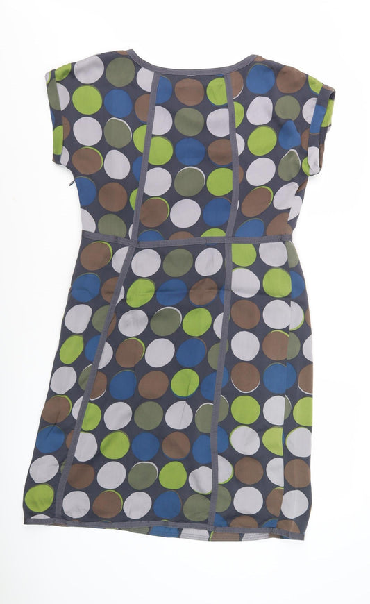 Boden Women's Multicoloured Polka Dot Dress, Size 12