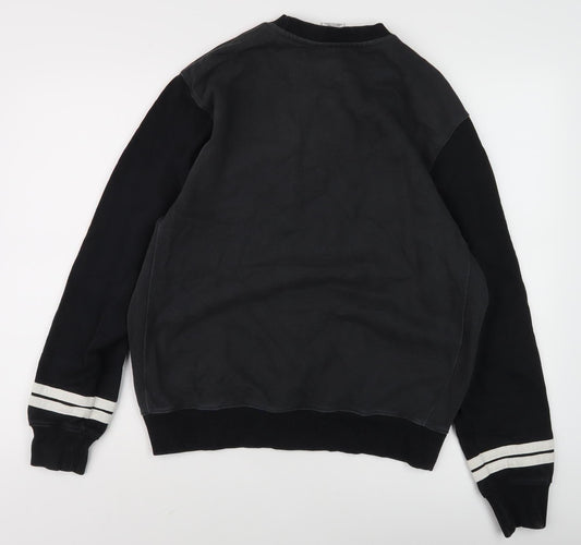 Nike Men's Black Logo Sweatshirt, Medium, Pullover