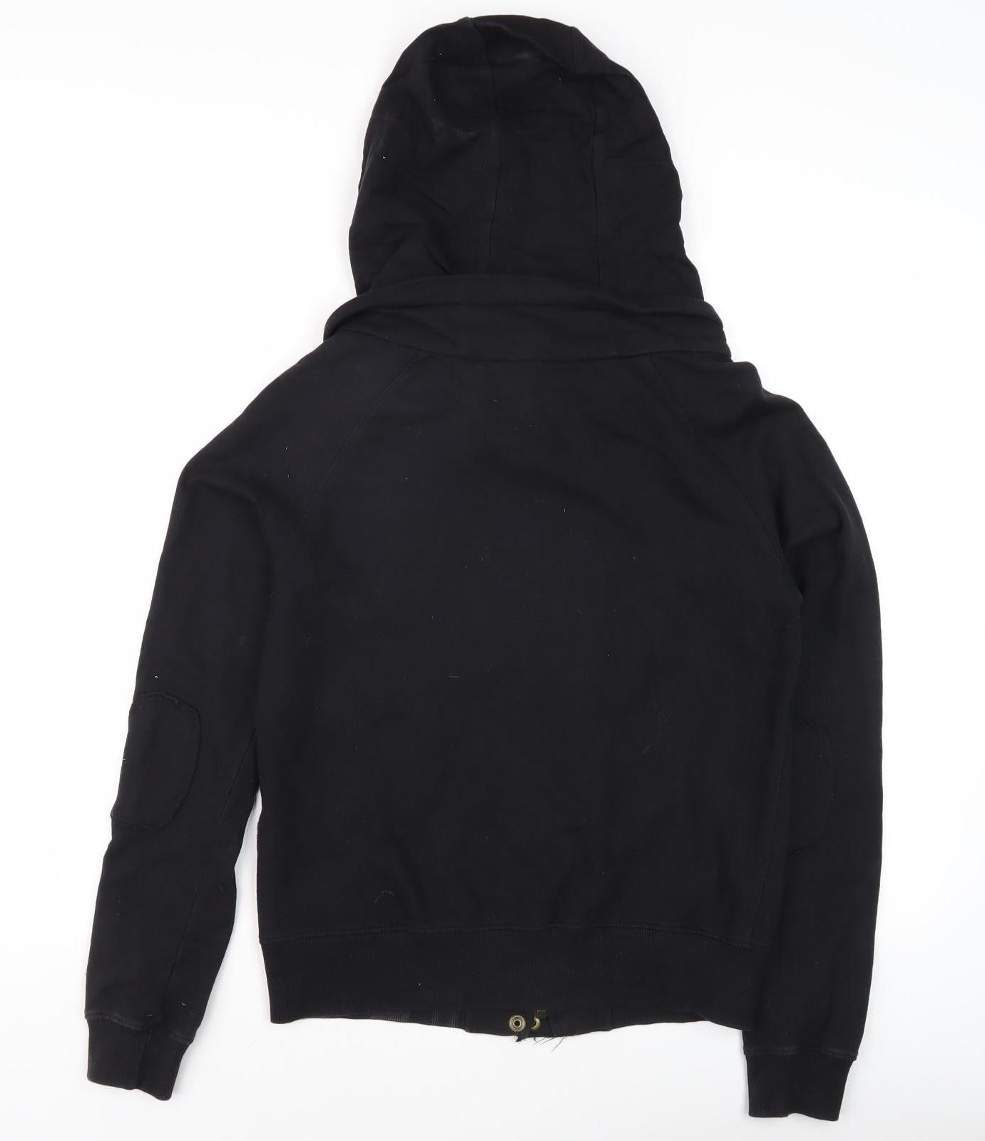 Ted Baker Women's Black Hoodie, Size S, Embellished Accent