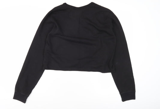 Champion Unisex Black Pullover Sweatshirt L