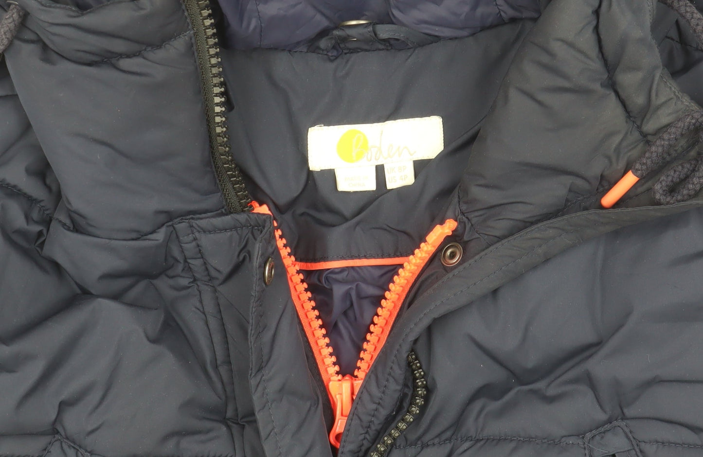 Boden Men's Blue Puffer Jacket S - Winter Casual