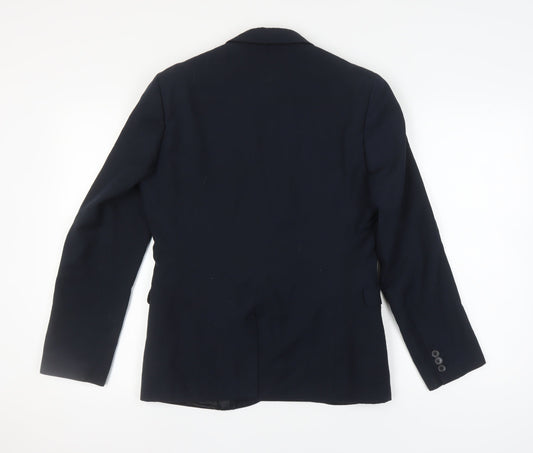 H&M Men's Blue Slim Fit Blazer 38 Regular
