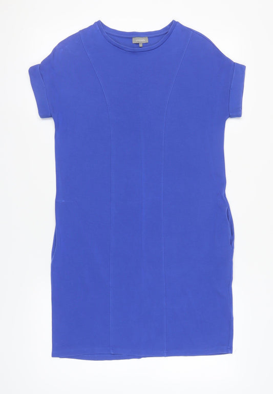 Jaeger Women's Blue Shift Dress S Casual