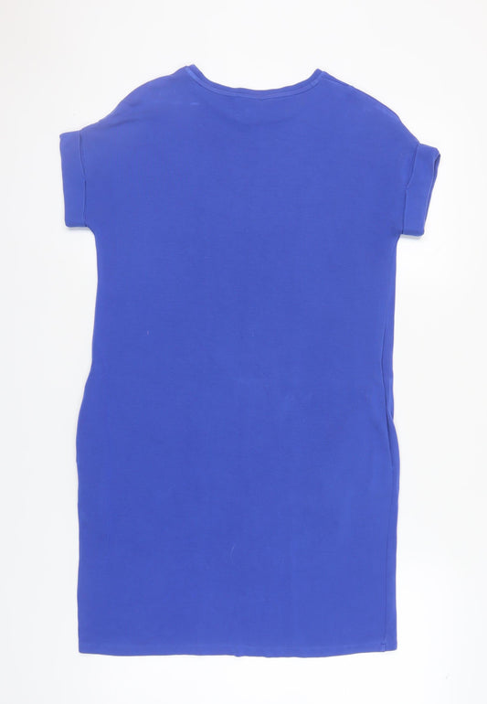 Jaeger Women's Blue Shift Dress S Casual