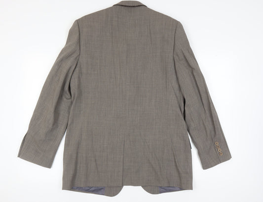 Ted Baker Men's Brown Wool Blazer, Size 40R