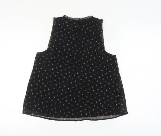 Abercrombie & Fitch Women's Black XS Floral Tank