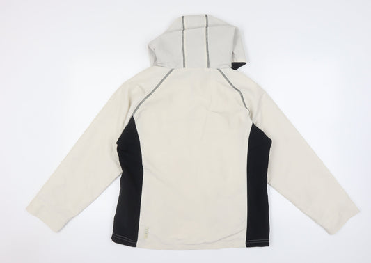 HEAD Beige Unisex Adults Pullover Hoodie Size 10
