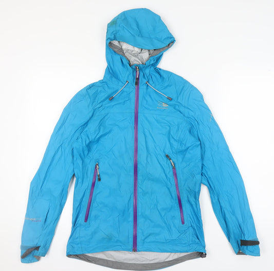 Karrimor Women's Blue Hooded Rain Jacket Size 10