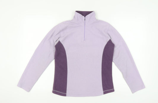 Peter Storm Women's Purple Fleece Pullover Sweatshirt Size 12