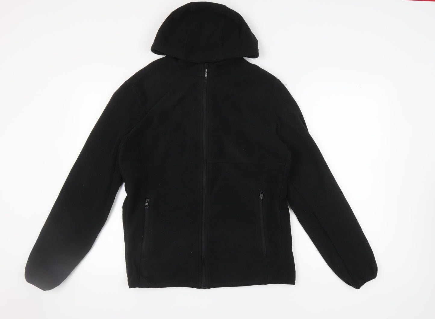 Jack & Jones Men's Black Fleece Jacket Size L