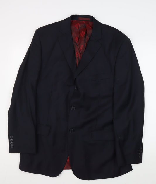 Pierre Cardin Men's Blue Suit Jacket, Size 42R, Formal