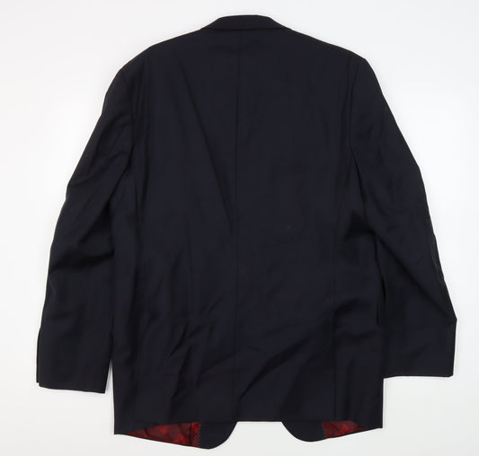 Pierre Cardin Men's Blue Suit Jacket, Size 42R, Formal