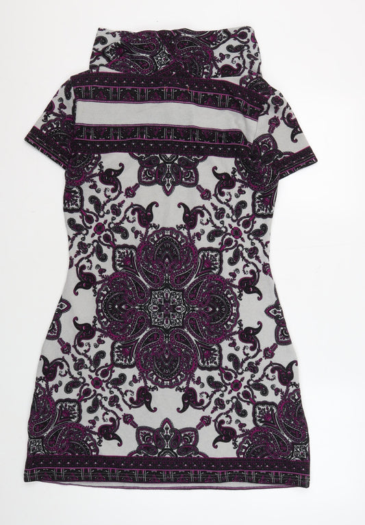 Joe Browns Women's Purple Paisley Dress Size 12