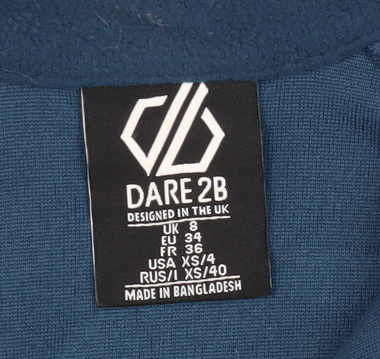 Dare 2B Women's Blue Fleece High Neck Sweatshirt
