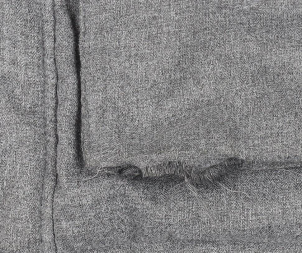 Brand and care label for Next boys’ grey parka jacket 12 years winter