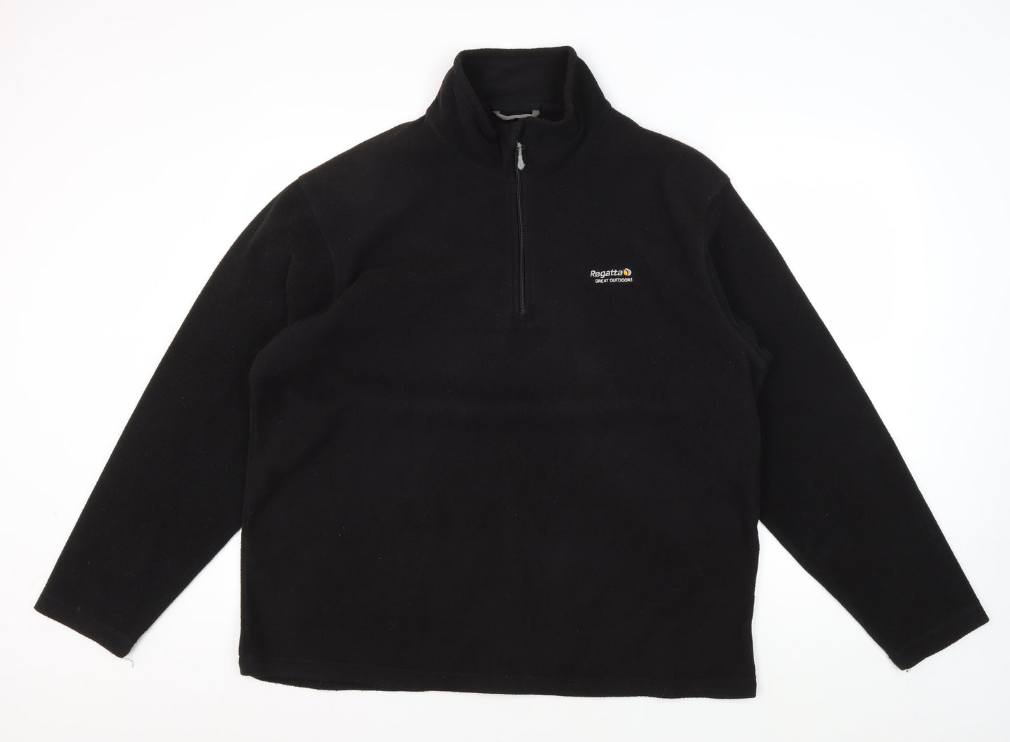 Regatta Men's Black 2XL Fleece Pullover Sweatshirt