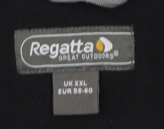 Regatta Men's Black 2XL Fleece Pullover Sweatshirt