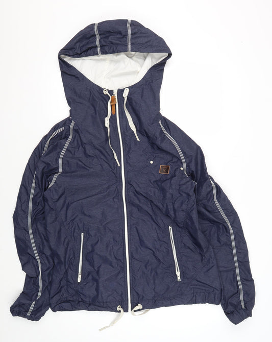 Diesel Women's Blue Windbreaker Jacket M