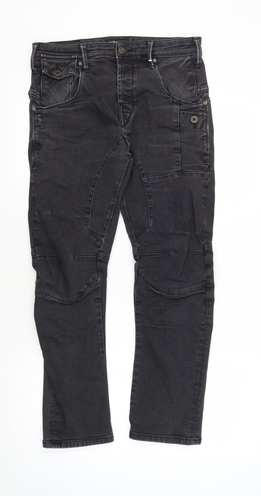 Jack & Jones Men's Black Jeans Size 30