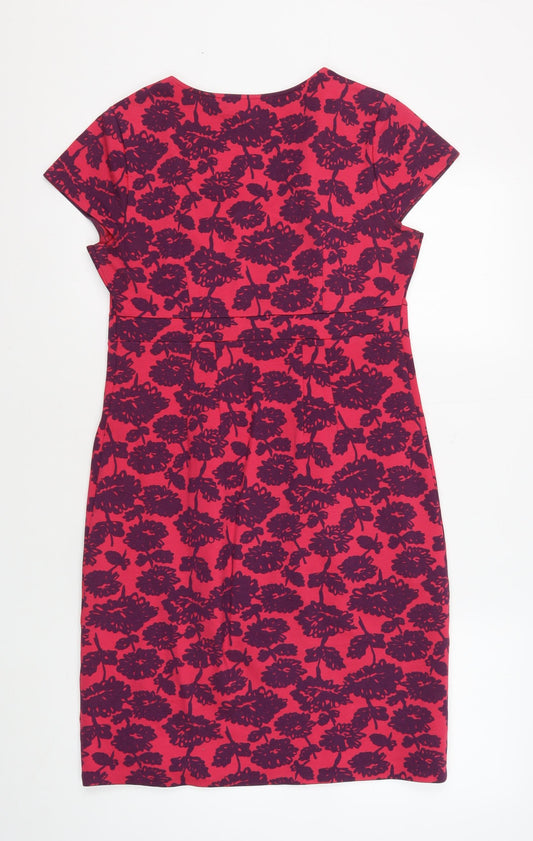Boden Women's Multicoloured Floral Sheath Dress M
