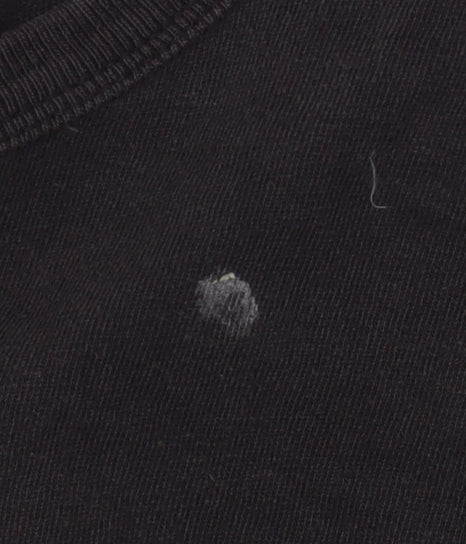 Champion Men's Black Small Logo Tee