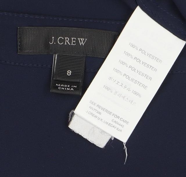 J.Crew Women's Blue Sleeveless Tank Top Size 8