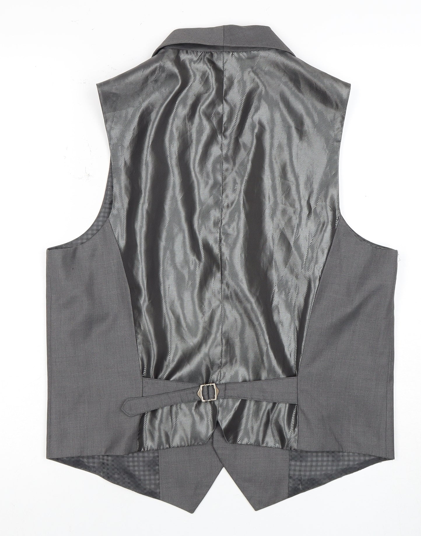 Jeff Banks Men's Grey Suit Waistcoat M