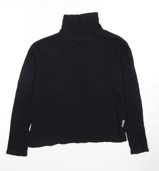 Trespass Women's Black High Neck Long Sleeve Top S