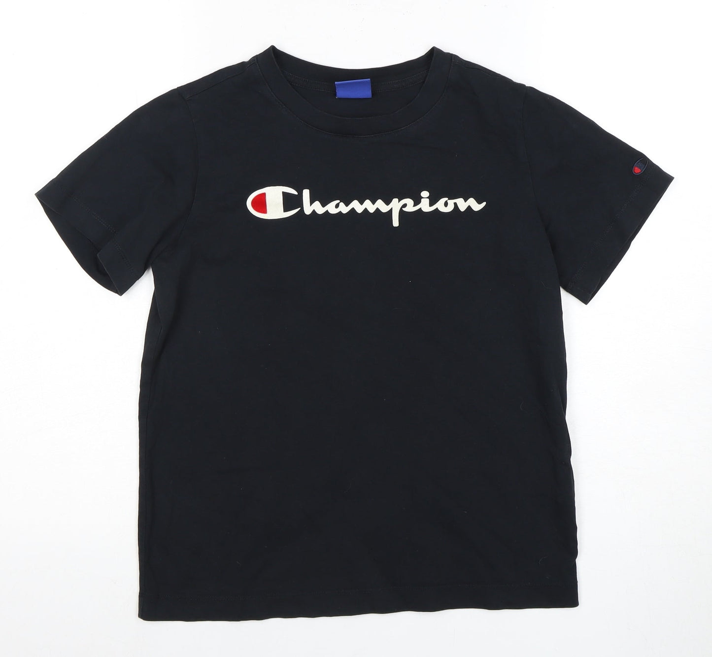 Champion Men's Black S T-Shirt, Classic Style