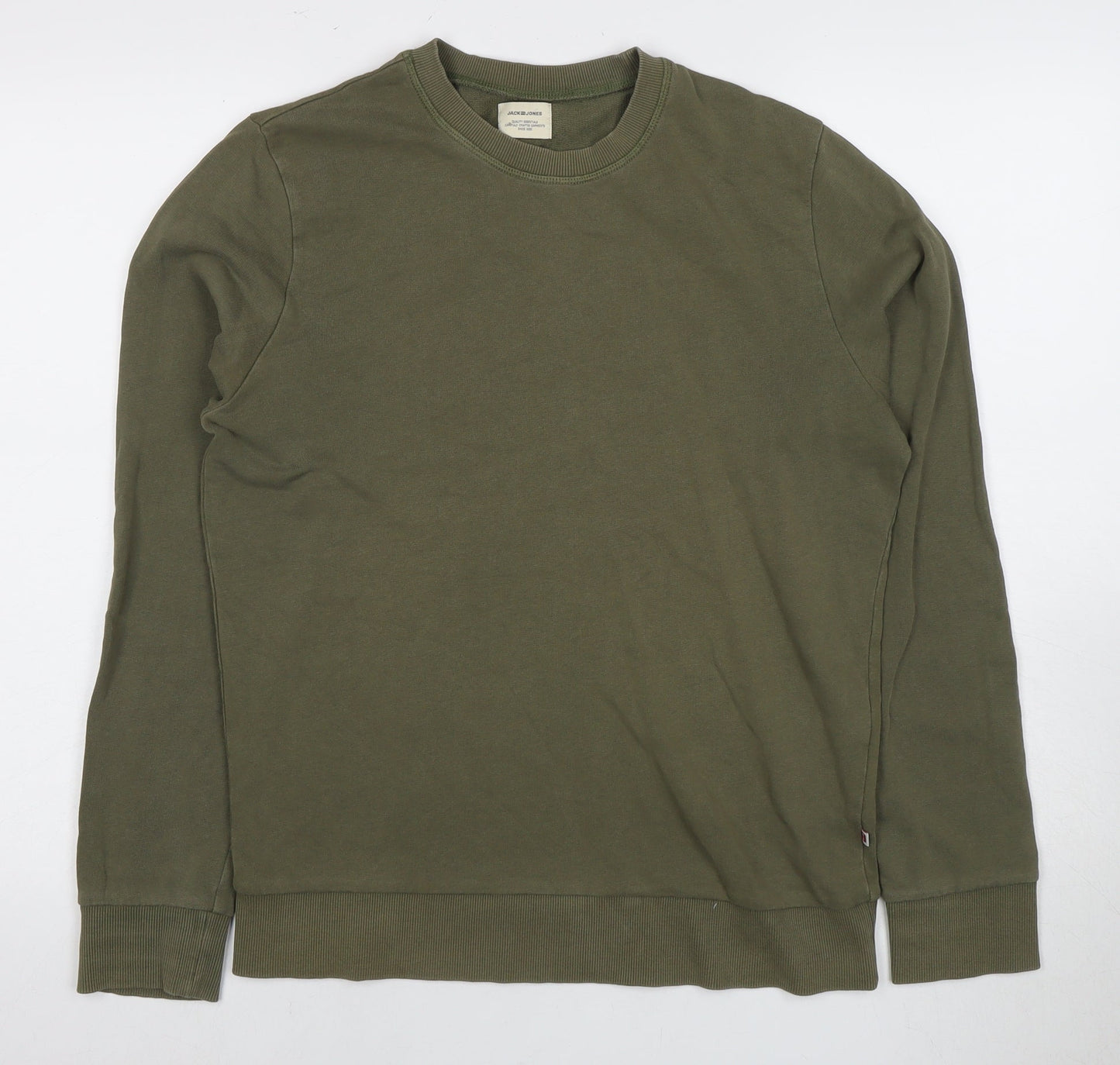 Jack & Jones Men's Green Pullover Sweatshirt, Size: L