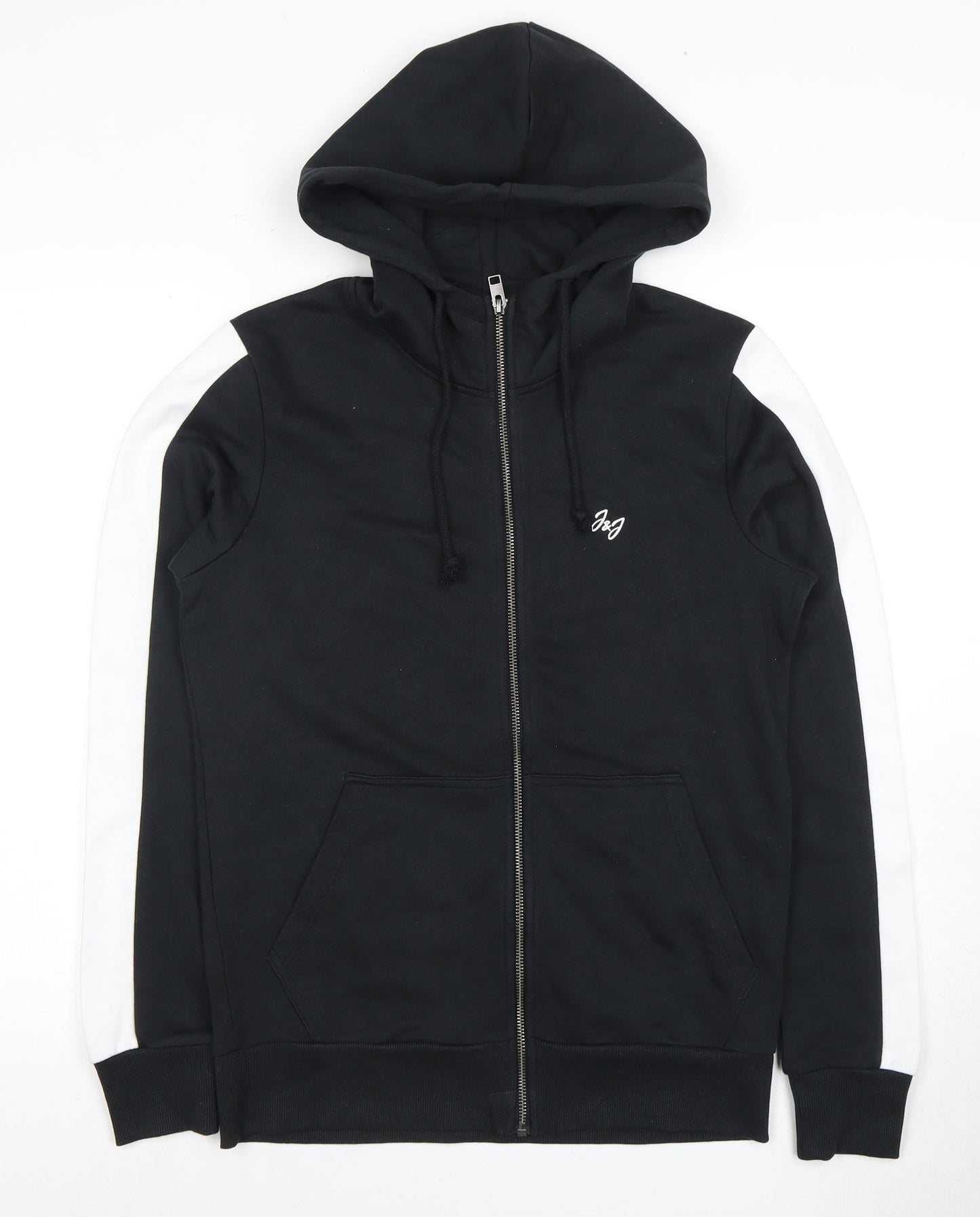 Jack & Jones Men's Black XS Full Zip Hoodie
